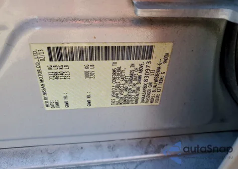 2013 Nissan Maxima S from USA, damaged, VIN 1N4AA5AP8DC830973